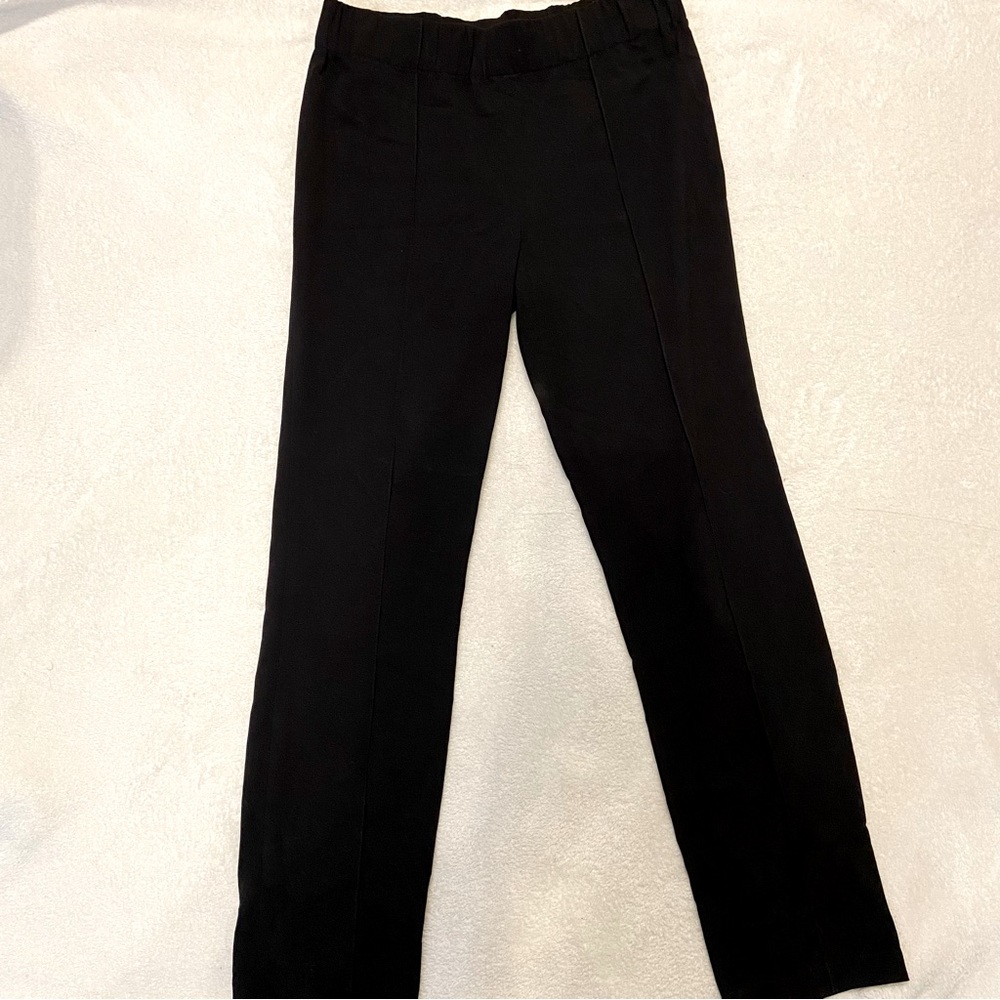 Black BCBG stretchy waistband work pants